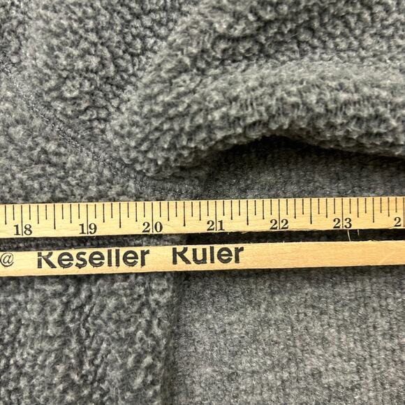 Carhartt Fleece Pullover Anorak Jacket Women's M Relaxed Gray Black Snap-T - Picture 6 of 7